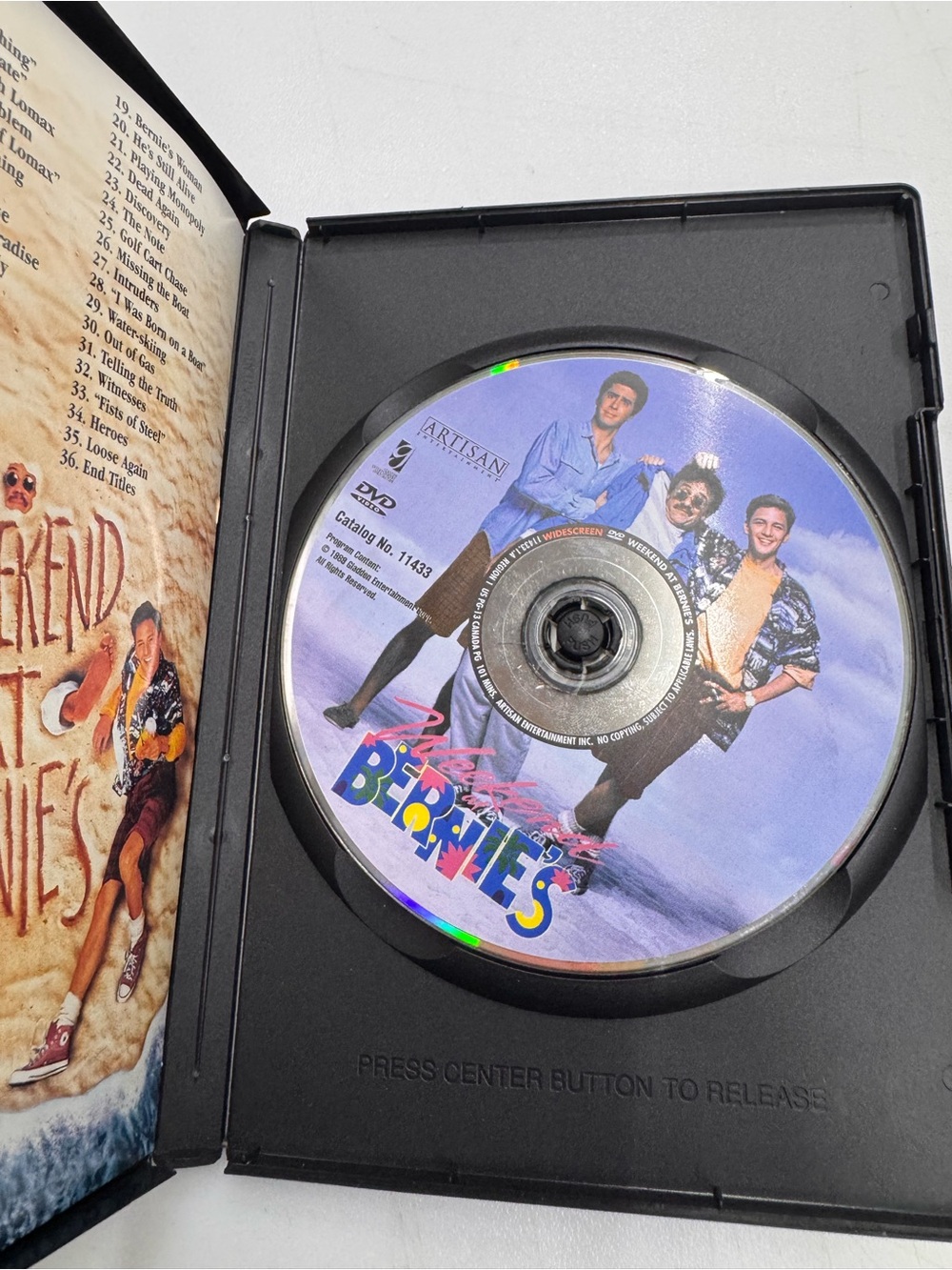 Weekend at Bernie's (DVD, 1989) Andrew McCarthy Tested - Picture 3 of 3